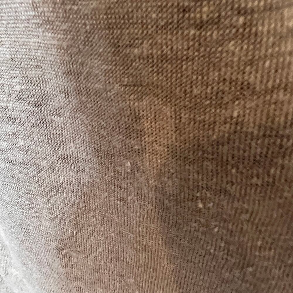 Vince Shirt Womens Size Medium Tan 100% Linen Top Breathable Summertime - Picture 13 of 16